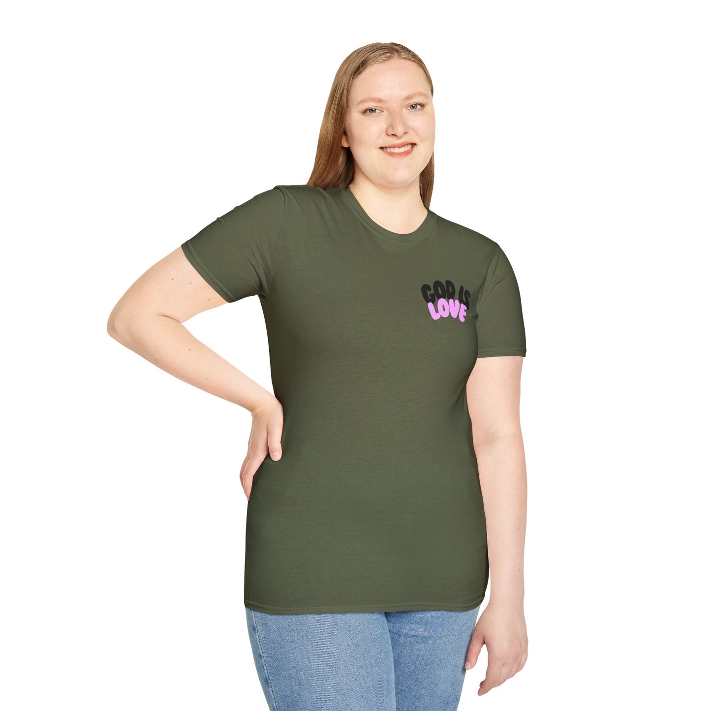 God is Love Unisex Softstyle T-Shirt