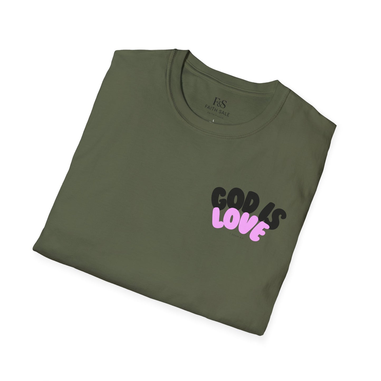 God is Love Unisex Softstyle T-Shirt
