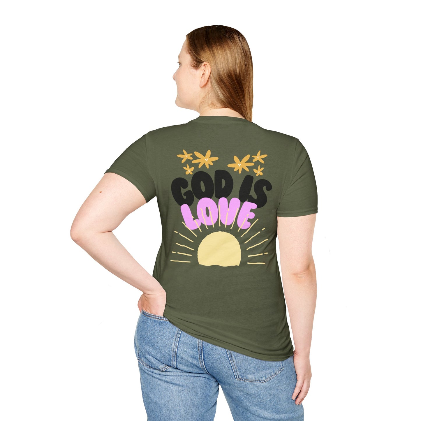 God is Love Unisex Softstyle T-Shirt