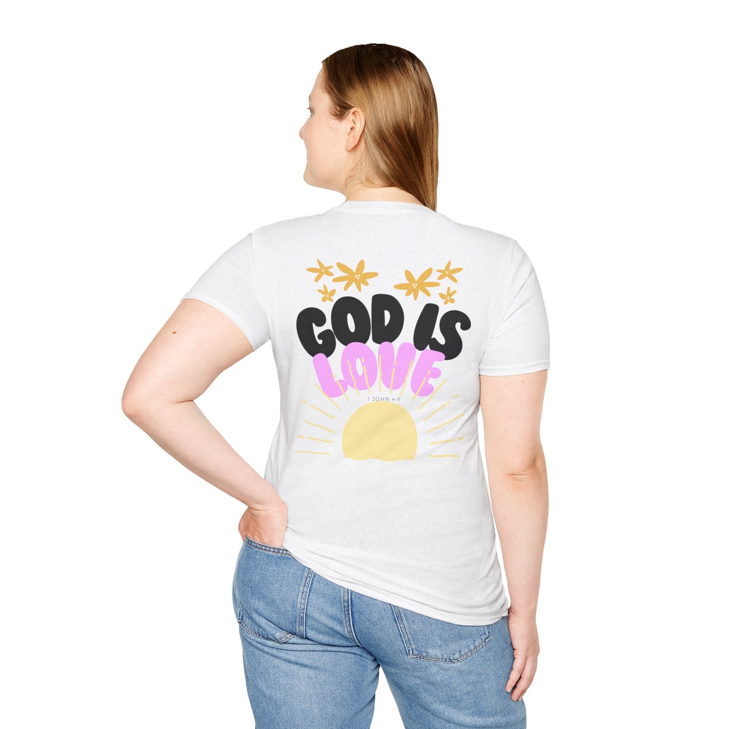 God is Love Unisex Softstyle T-Shirt