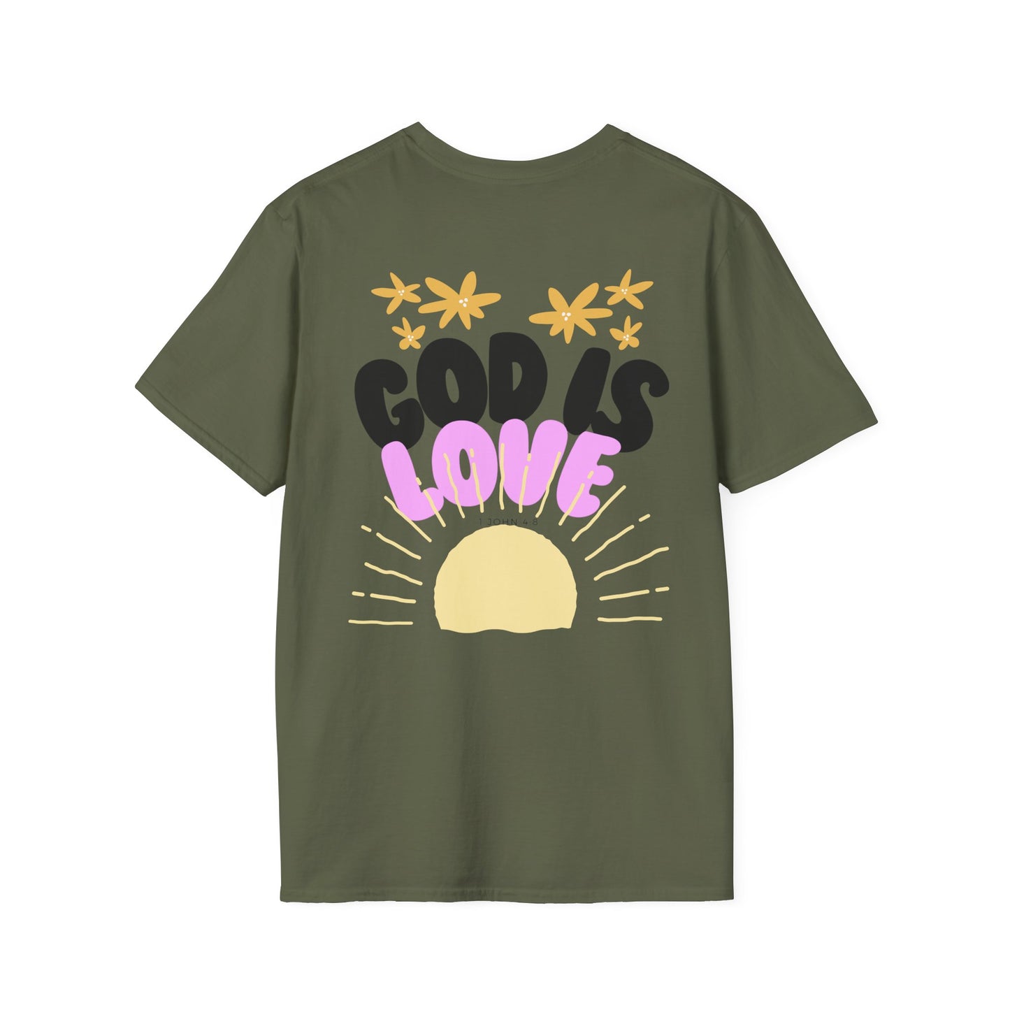 God is Love Unisex Softstyle T-Shirt