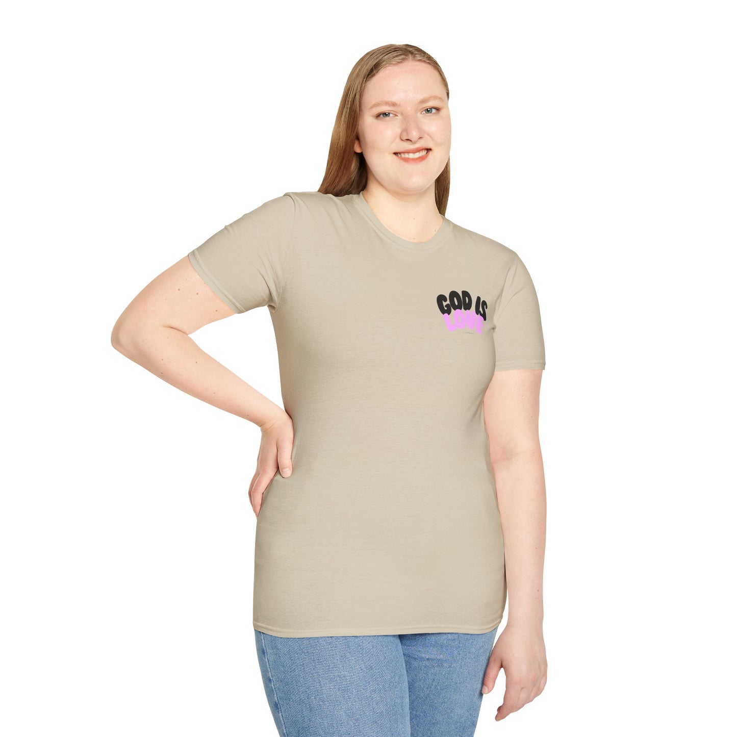 God is Love Unisex Softstyle T-Shirt