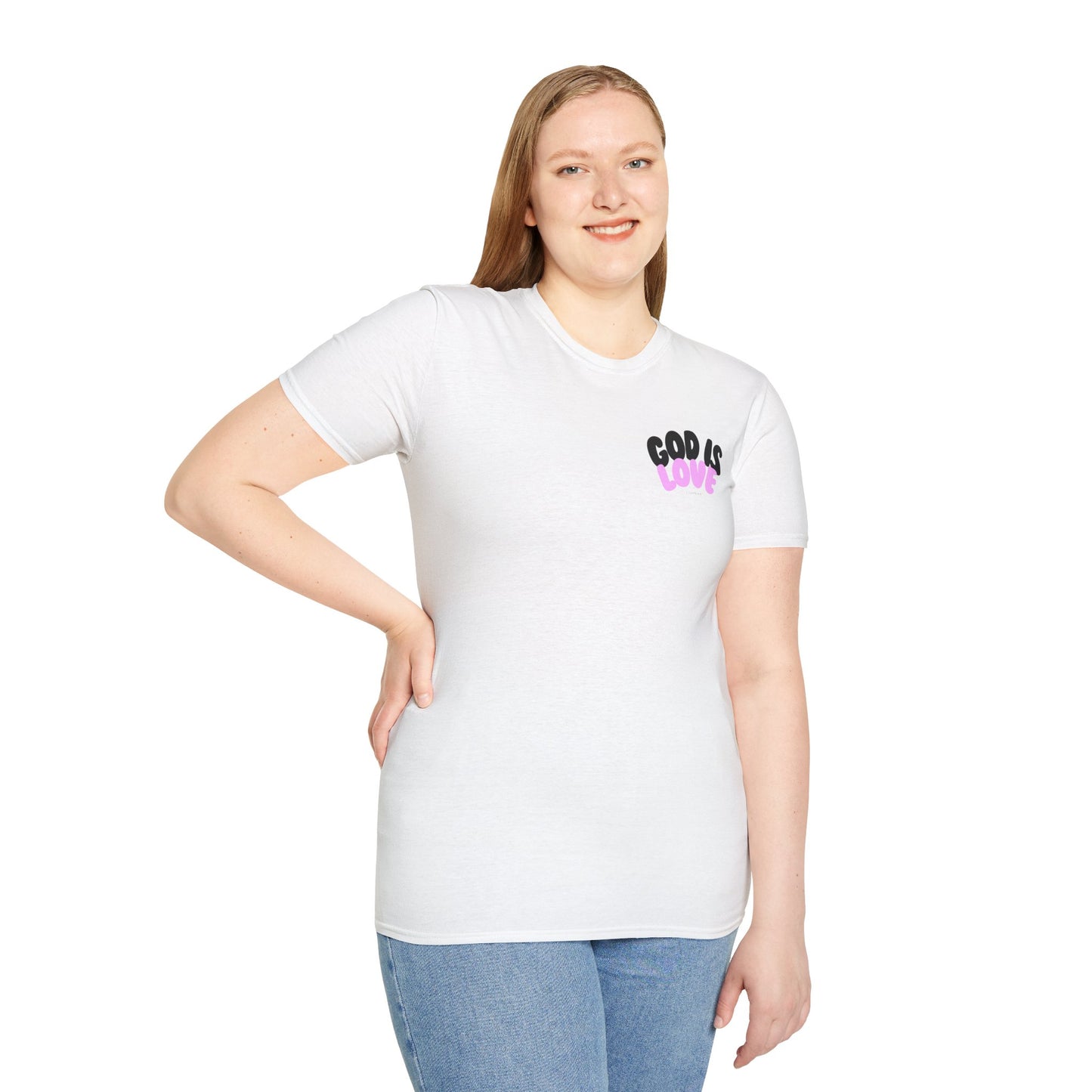 God is Love Unisex Softstyle T-Shirt