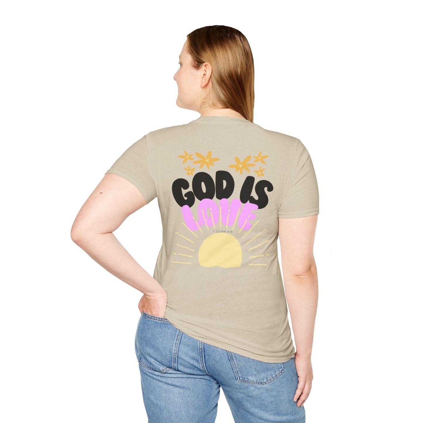 God is Love Unisex Softstyle T-Shirt