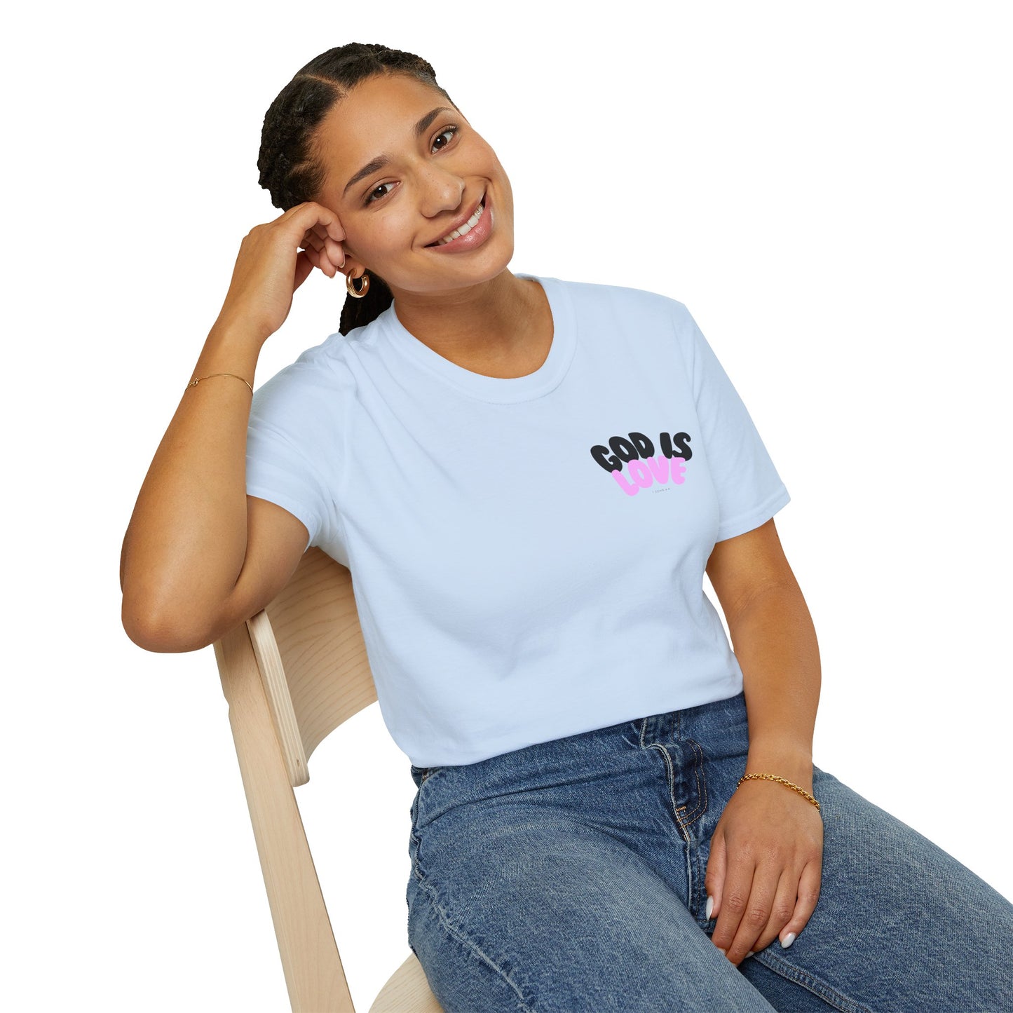 God is Love Unisex Softstyle T-Shirt